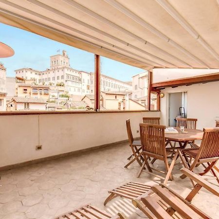 Attic With Terrace By Trevi Fountain Lägenhet Rom Exteriör bild
